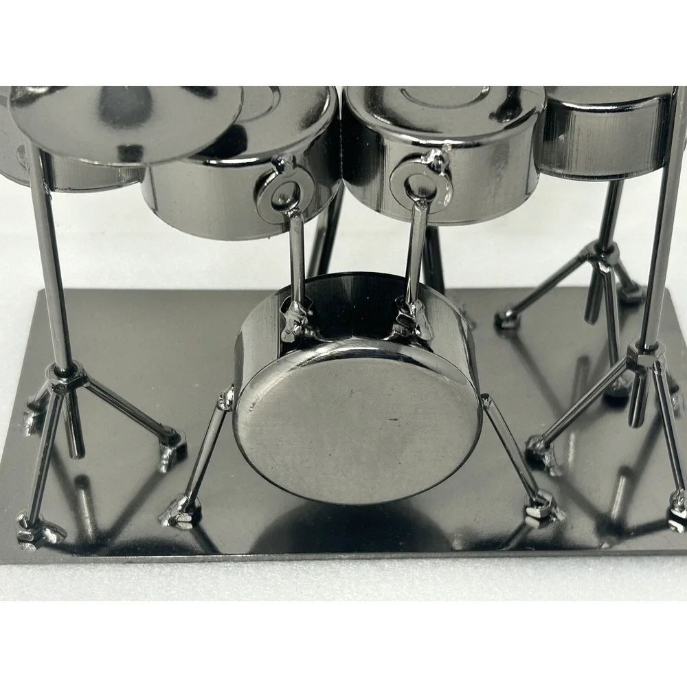 Steampunk Metal Jazz Drummer Musician - Nuts & Bolts - Picture 3 of 5